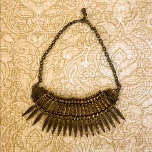Bronze Chocker Statement Necklace
